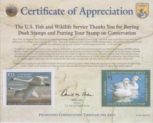 RW83 2016-2017 Wildlife Service Certificate of Appreciation