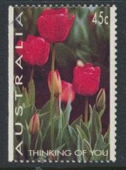Australia SG 1446  Used  x booklet left margin imperf - Flowers