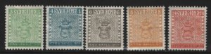 SWEDEN  479-483   MINT HINGED  SET