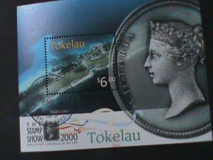 ​TOKELAU-2000- THE STAMP SHOW 2000-LONDON-STAMPS SHOW SHEET MINT S/S -LAST ONE