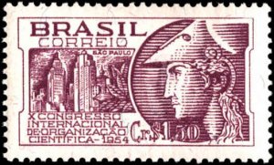 Brazil #777, Complete Set, 1954, Never Hinged