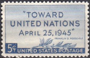 United States 928 - Mint-NH - 5c United Nations Conference (1945)