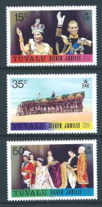 Tuvalu #43-5 NH QEII Silver Jubilee