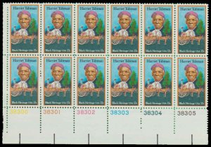 PCBstamps   US #1744 PB (12x13c)Harriet Tubman, 1978, MNH, (3)