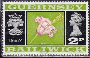 Guernsey 44 Guernsey Lily and Henry V 1971