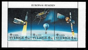 Sweden 1893a booklet pane  - MNH - Space