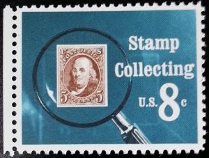 1972 8c Stamp Collecting, Magnifying Glass Scott 1474 Mint F/VF NH