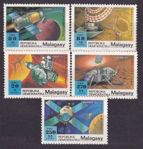 1989 Malagasy Republic 1210-1214 Mars exploration mission, Satellites