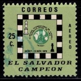 El Salvador - #C408 International Chess Olympiad  - Used