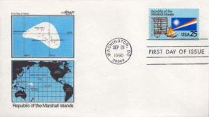 United States, First Day Cover, Marshall Islands