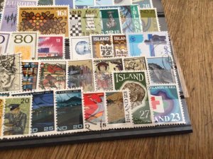 Iceland Island used  mixed stamps A12281