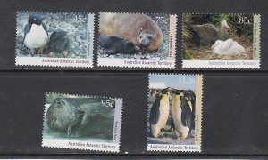 Australian Antarctic Terr.# L83-86, 87, Regional Wildlife, Mint NH, 1/2 Cat.