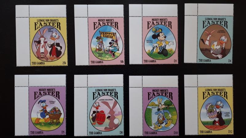 Disney - Gambia 1994. - Easter ** MNH complete set