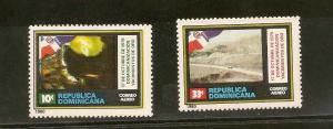DOMINICAN REPUBLIC STAMPS MOG 1980 MINE PUEBLO V A282 # LA14
