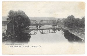Oil Creek, Titusville, Pennsylvania, Undivided Back Postcard Mailed 1906