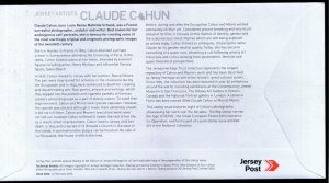 Jersey 2020 Claude Cahun Art Photographer Writer 6v FDC # 228