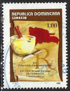 Dominican Republic 1044 VFU MAP L299-2