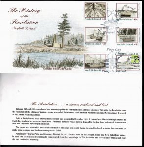 Norfolk Island 1999 The History of the Resolution FDC