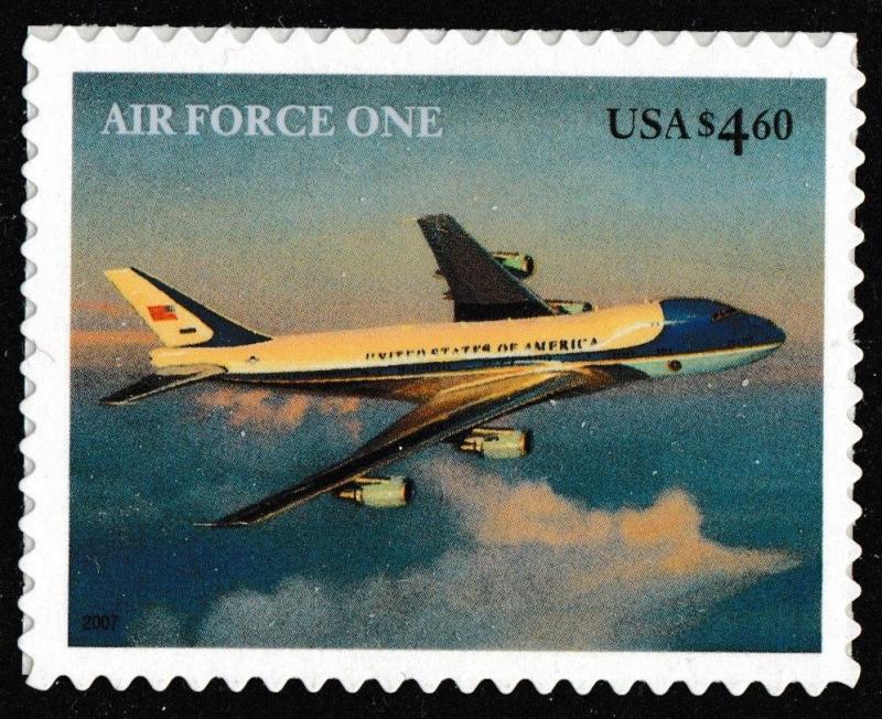 US 4144 Priority Mail Air Force One $4.60 single (1 stamp) MNH 2007 