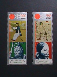 YEMEN-1972-OLYMPIC GAMES-SAPPORO'72 LARGE  LONTEST CTO STAMP VERY FINE
