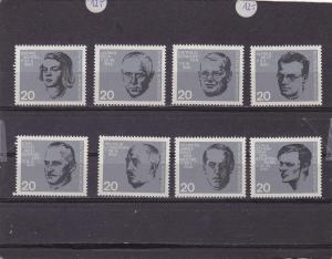 Germany 883-890 MNH
