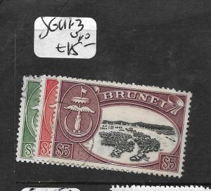 BRUNEI (PP0304B)  DEFINITIVES SG 111-113   VFU 