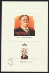 #2218h 22c William H Taft, Fleetwood Proofcard **ANY 5=FREE SHIPPING**