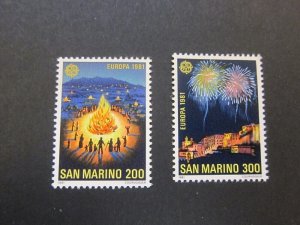 San Marino 1981 Sc 998-99 set MNH