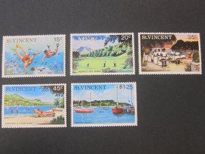 St Vincent 1975 Sc 430-34 set MNH