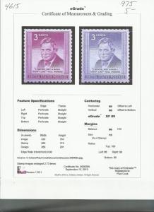 # 975 MINT NEVER HINGED WILL ROGERS XF+