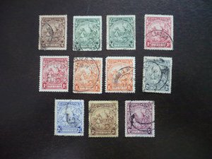 Stamps - Barbados - Scott# 165-174 - Used Part Set of 11 Stamps