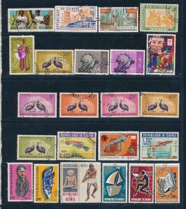 D393927 Guinea Republic Nice selection of VFU Used stamps