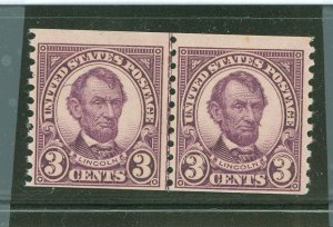 United States #600 Unused Multiple