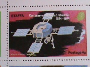 ​STAFFA-SCOTLAND-1974  PROMOTION-CENTENARY OF  WINSTON CHURCHILL MNH EST.$12