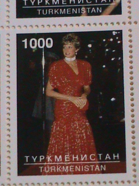 TURKMENISTAN STAMP: 1997- PRINCESS DIANA-THE BEAUTY OF  PRINCESS-MINT NH