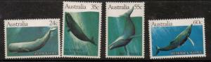 AUSTRALIA SG838/41 1982 WHALES MNH
