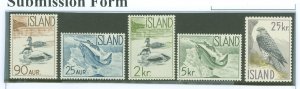 Iceland #319-323