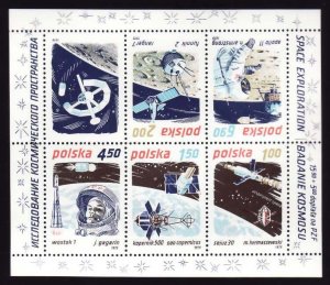 Poland-Sc#2369a- id13-unused NH sheet-Space-1979-