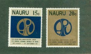 NAURU 182-3 MNH BIN $1.00