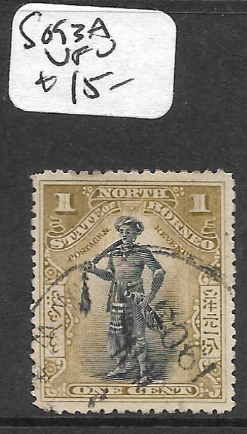 NORTH BORNEO (PP2703B)  1C MAN SG 93A  VFU