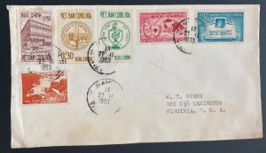 1963 Saigon Vietnam Indochina Cover To Lexington VA USA