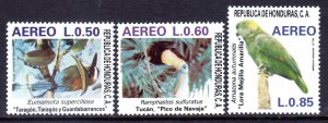 Honduras 1987 Birds - Airmails Complete Mint MNH Set SC C758-C760