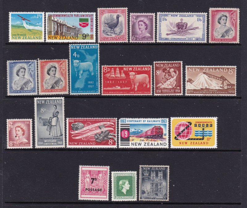New Zealand a small mint lot early QE2 better items