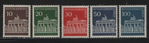 BERLIN  9N251-9N255 MNH SET