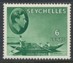 Seychelles  SG 137ac  SC# 129b see note  MH  1949 Green  see details and scans 