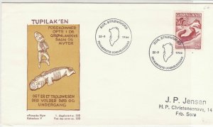 Greenland 1966 Creatures Stromfjord Isl. Slogan Cancels FDC Stamps Cover Rf25689