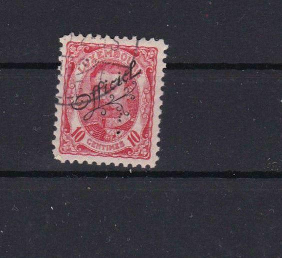 LUXEMBOURG OFFICIAL USED  OVERPRINT  STAMP 1906   REF 4242