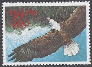U.S.#2542 Eagle in Flight $14.00 Single, MNH.