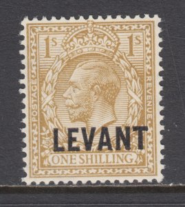 Great Britain, Turkey, Sc 53, MNH. 1921 1/ bister KGV definitive LEVANT ovpt, VF