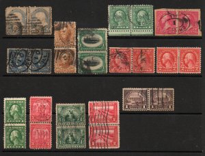 (13) Older Pairs / all postally used  - Nice Selection    /   Lot 0722410